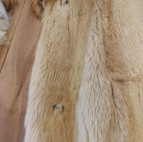 Vintage Fur Vest with Pockets Size 4-6 - Picture 10 of 13
